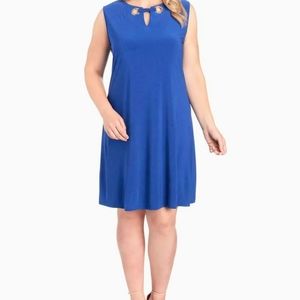Anne Klein Classic Fit & Flare  Dress